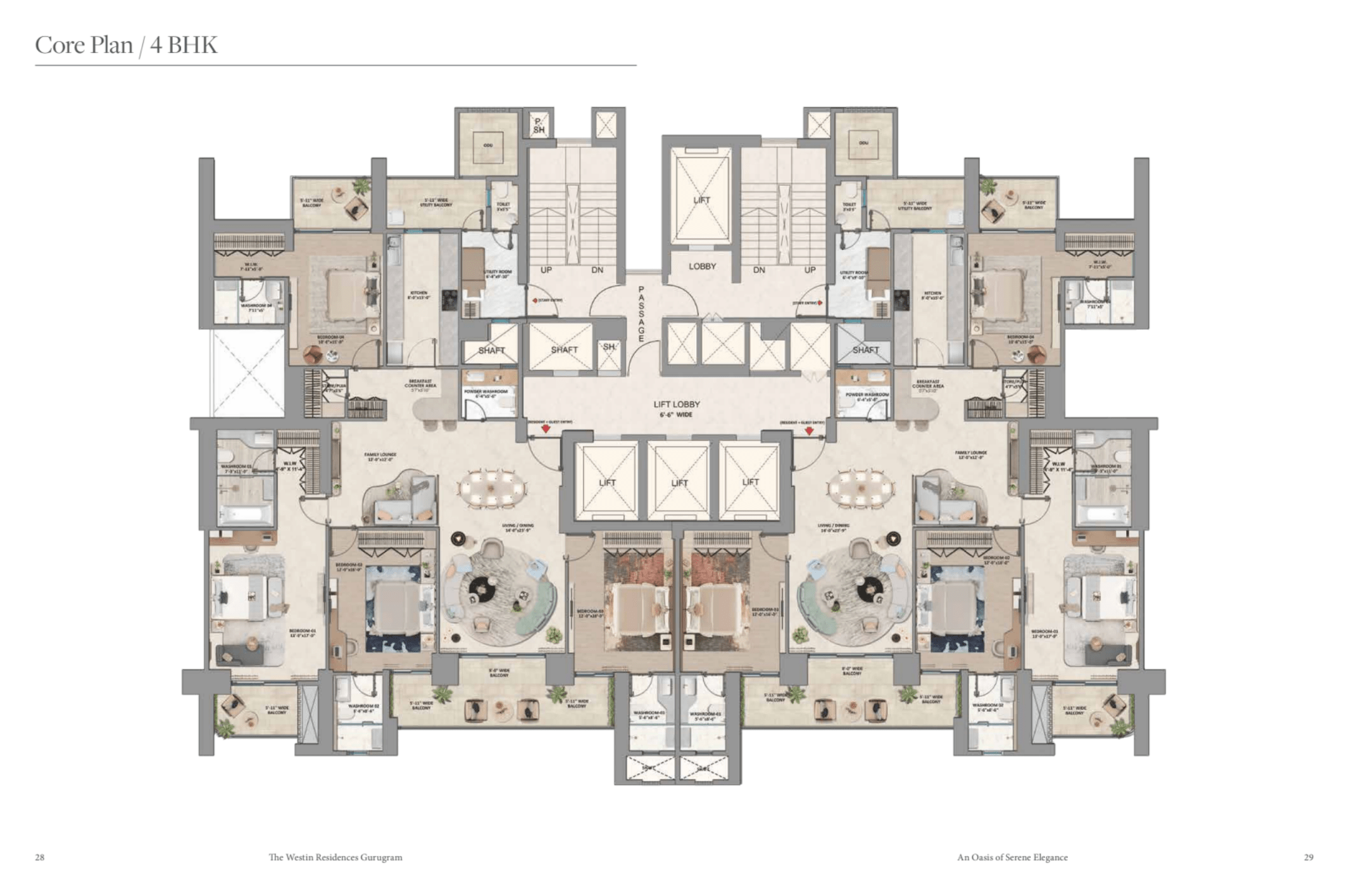 4bhk Core Plan-min