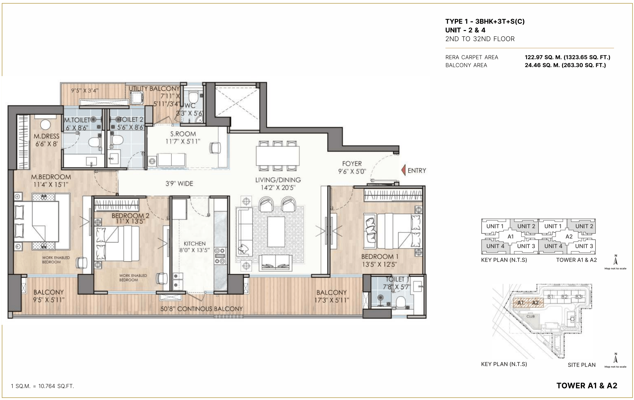 Puri Diplomat Enclave 3BHK-min