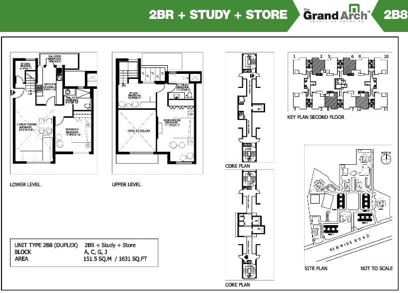 ireo grand arch 2bhk floor plan