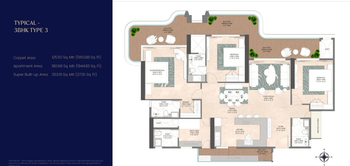 Typical 3BHK type 3 (1)